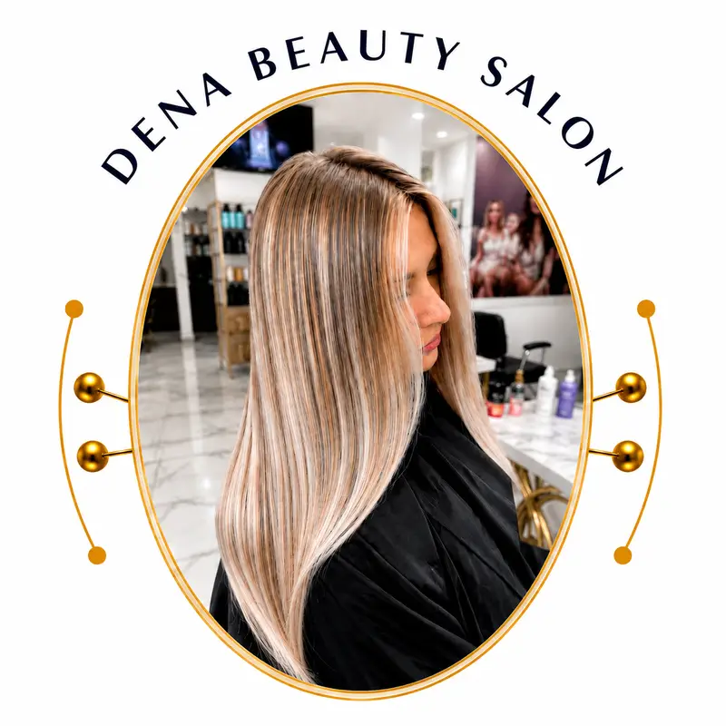 Blonde hair result at Dena Beauty Salon
